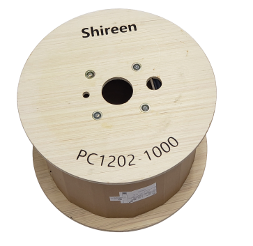 Shireen PC1202-1000 12AWG 2 芯屏蔽户外电源线 - 1000 英尺线轴